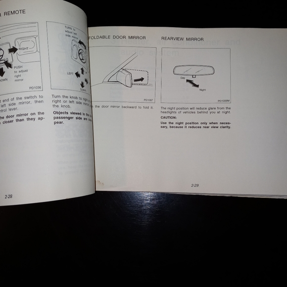 1991 Nissan Maxima Owners Manual / Car Manual - Picture 3 of 4